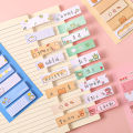Cartoon index Sticker - 120 Small Sheets Cute Check List sticky notes stickers for Student & office stationary.. 