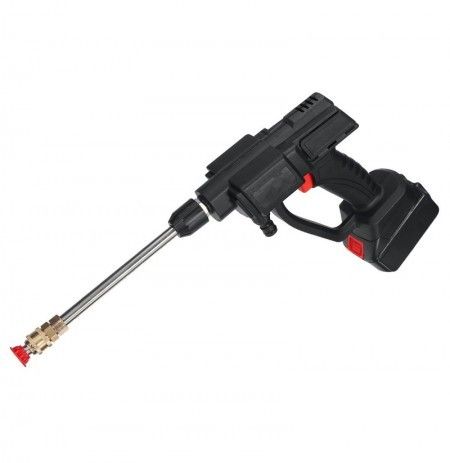WIRELESS Rechargeable Car Washer AC Cleaner Metal Portable Wireless Tile Washer Alge Remover Stain Cleaner Dirt Remover Adjustable High Pressure Washer Nozzle Car Water Spray Wash Garden Tool Hose Nozzle High Pressure Water Spray Sprayer Garden Auto Car