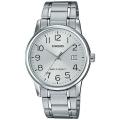 Original Casio - MTP-V002D-7BUDF - Stainless Steel Watch for Men. 