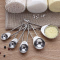 Baking Tool Stainless Steel Metering Measuring Spoon5Set of Baking Measuring Spoon Coffee Weighing Spoon Seasoning Spoon Set. 