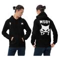 MSBY Black Jackals  printed long sleeves  hooded Hoodie for men. 