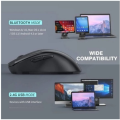 Jelly Comb MS039 Bluetooth + 2.4G USB Wireless Optical Mouse Dual Mode Compatible with Window, ,Mac, IOS,. 