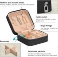 Portable Jewelry Storage box Travel Jewelry Case PU Leather Jewelry Organizer Small Jewelry Box for Earring Bracelet Necklace Gifts Ring Display Box Holder for Women Girls Leather Box ,Latest Hair Accessories Small Jewelry Box Vanity Hanger Stand Velvet. 