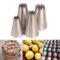 4PCs Large Icing Piping Nozzles Cake Baking Cookie Cupcake Piping Nozzle Decor Encounter. 
