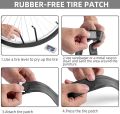 GMSA BLACK COLD PATCH FOR ALL RUBBER REPAIR:THE BEST QUALITY AND EASY TO USE GOOG FOR ALL RUBBER PUNCHER PACK OF 24 PATCH WITH RUBBER SOLUTION(LARGE). 