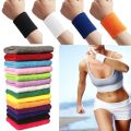 New Gym Cotton Sweatband Hand Band Wrist Guard Basketball Wristband. 