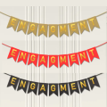 Engagement Hanging Banner | For | Engagement Party Decor & Celebration |. 