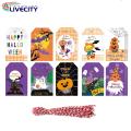 Candy Bag Tags Exquisite Pattern Halloween Themed Print Candy Bag Tags. 