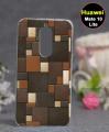 Huawei Mate 10 Lite Back Cover - Leather Style Cover. 
