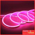 PINK LED strip Flexible NEON Rope Light Waterproof LED Neon Lights decoration with 220V adapter. 