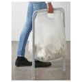 Foldable Laundry bag with stand - white 70 L – innovative basket for toys & magazines and gift in living room - JÄLL IKEA. 