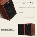 SADA V-160 USB Wired Wooden Combination Speakers Computer Speakers Bass Stereo Music Player Subwoofer Sound Box for Desktop Laptop Notebook Tablet PC Smart Phone.. 