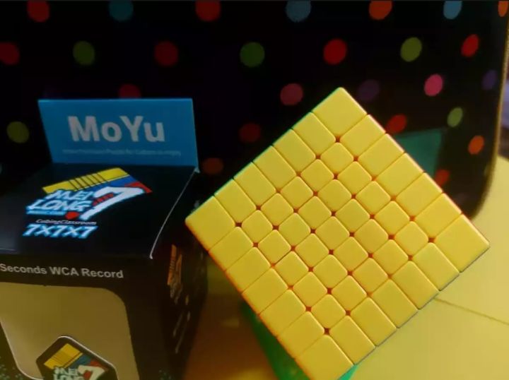 7x7x7%20Rubik's%20Cube%C2%A0Multicolor%20Mind%20Puzzle%20Rubik%E2%80%99s%20Magic%20Cube%20100%25%20speedy%20smooth%20and%20Sticker%20less%20-%20Image%202