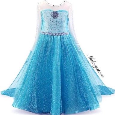 Princess%20Frozen%20Costume%20for%20Girls%20Long%20Sleeve%20Elsa%20Costume%20Kids%20-%20Image%203