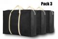 Storage Bag Portable Bag Large Cloth Organizer Foldable Bag For Clothes Blanket Storage Non Woven Storage Bags (20x18x10) inches. 
