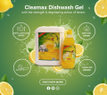 Cleamax Dishwashing Gel 250 ml (Pack of 3 Bottles, Super Bumper Bachat Offer). 