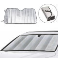 Sogo Double-sided Aluminum Foil Truck Front Sunshade Windshield Sun Protector Shade Block UV Visor. 