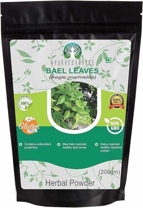 Bilva Powder - Bael Leaves Powder - Aegle marmelos - 200 Gm