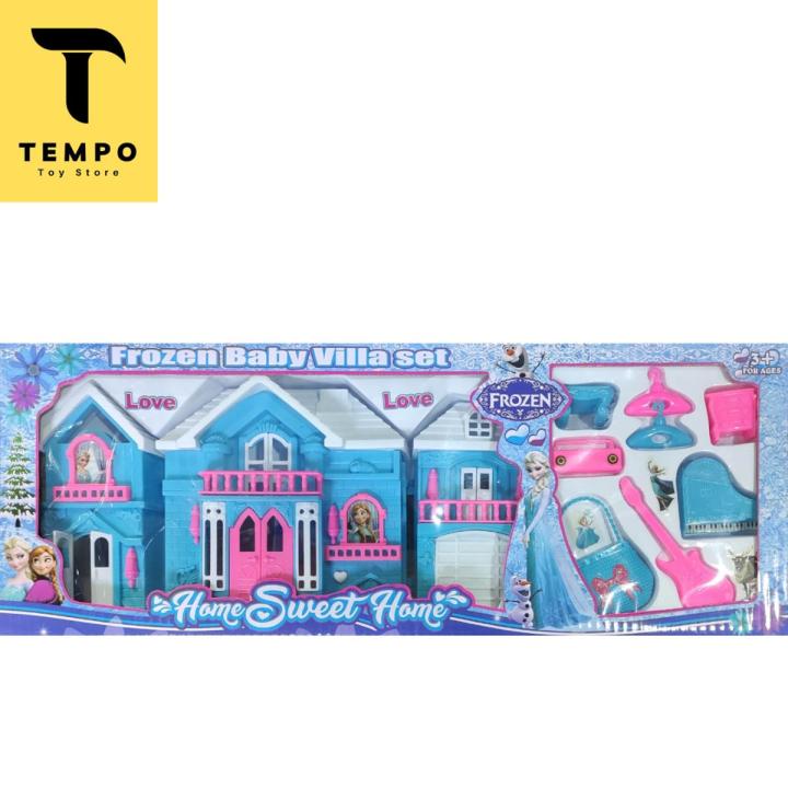 Frozen Elsa Baby Villa set with accessories- Doll House