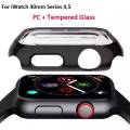 Apple Watch 40mm Series 6 / Series 5 Acrylic Watch Cover Case For Smart Watch 40mm Series 4 5 Band Case PC Tempered Glass Case Full Cover. 