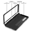 Biruiqu For Samsung Galaxy Z Fold 3 5G Case Hinge Protection Magnetic Case Ultra Thin PC Silicone 360-degree All-Inclusive Hinge Folding Automatic Recovery Magnetic Suction Cover. 