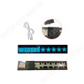 Windshield Electric 5 Star Wanted Sticker Sheet Car LED Light Up Window 1 PCS. 