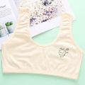 pack of 2 Girls Cotton Fabric Kids Underwear Cute Cartoon Camisole Baby Bras Undershirt Teens Vest Girl Singlet Shirt Children's. 