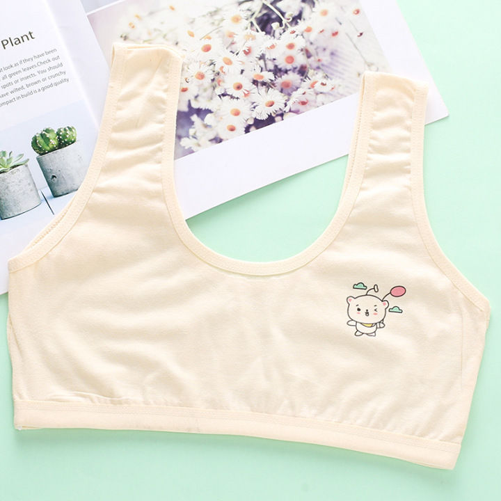 pack%20of%202%20Girls%20Cotton%20Fabric%20Kids%20Underwear%20Cute%20Cartoon%20Camisole%20Baby%20Bras%20Undershirt%20Teens%20Vest%20Girl%20Singlet%20Shirt%20Children's%20-%20Image%203