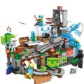 6IN1 My World Minecraft Large Lego Set Building Blocks Towns and Villages Field Cave Trap Toys Birthday Gift for Kids. 