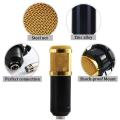 BM800 Condenser Microphone Kit With V8 / V8PLUS USB Sound Card, Pop Filter & Arm Scissor Stand. 