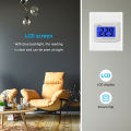 YIERYI DM55-1 Tester Plug-in Voltmeter 110V-300V 220V AC Digital Voltmeter EU Plug. 