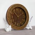 Versace Design High Quality New Beautiful Wall Clock, Easy to Read Silent Non-Ticking Battery Operated Clock Fancy And Attractive Wall Clock Smooth Machine Wall Clock Hanging Wall Clock For Home Interior And Decor. 