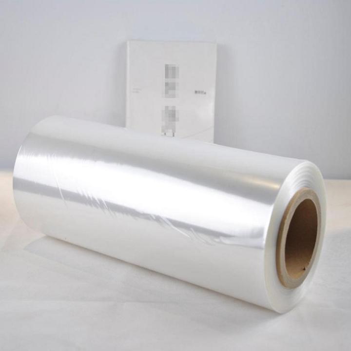 18 inch HS x 5 meter long PVC Heated Shrink Wrap Heat Hair Dryer Heated Packing Plastic Material(white)