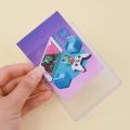 1-25pcs 3x4 Hard Plastic Card Sleeves Waterproof Collector Card Holder Protectors cover for Trading Cards Sports Baseball Card. 
