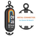 Metal Necklace for Xiaomi Mi Band 8 Pendant Chain Buckle Connection for Xiaomi Mi Band 8 Hanging Metal Chain Neck Bracelet Strap. 