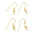 Earring Hooks Base For Jewelry Making 50\Pcs GOLD. 