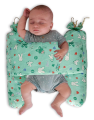 Baby Anti Rolling Bolster Pillow, Baby Sleep Positioner Pillow for Newborn. 