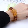 Feng Shui Citrine Gem Stone Wealth Pi Xiu Bracelet Attract Wealth and Good Luck. 
