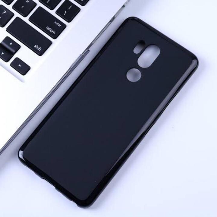 LG G7 ThinQ  Case Soft TPU Slim Smooth Flexible Protective Phone Cover -  Black Matte