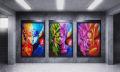 Naruto Itachi Jiraiya Kakashi Sasuke Anime 3D Lenticular Flip Poster Triple Transition 3 Images in 1 Poster – 30x40cm. 