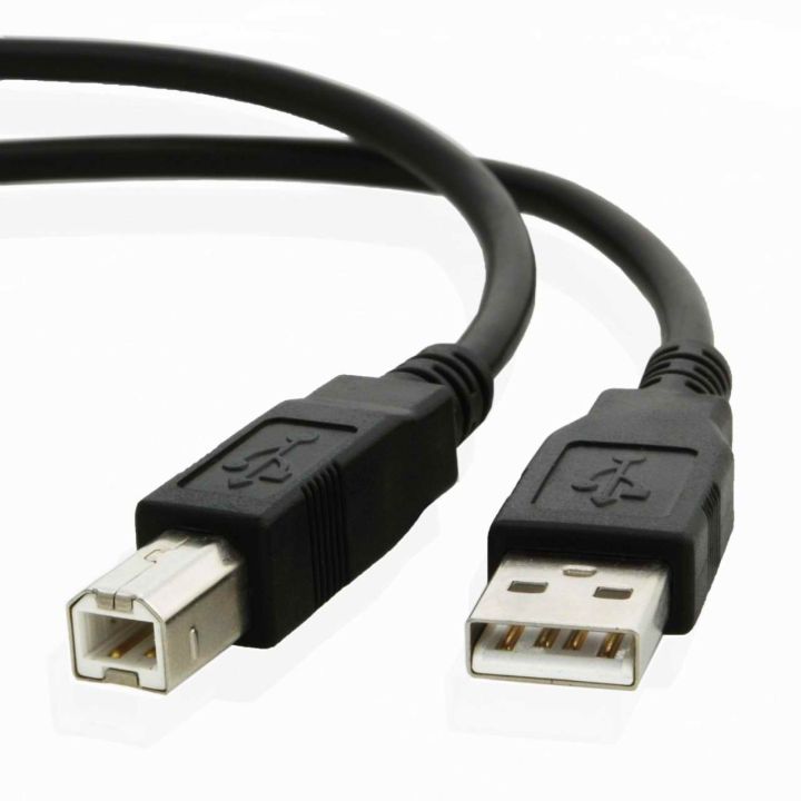 Usb Printer Cable Orignal 100% Brand Stock 1.8 Meter Compatible With Laptop, Scanner, PC, Printer