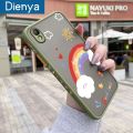 dienya For OPPO A37 OPPO A37F Case Cartoon Cute Rainbow Pattern Thin Shockproof Frosted Transparent Hard Cases Silicone Back Cover. 