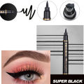 2 In1 Eyeliner Stamp Double-Headed Seal Liquid Pencil Waterproof Lasting Support Tattoo Triangle Seal Eye Liner Eye Makeup Tool. 