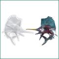 Animal Molds For Epoxy Resin Sailfish 3D Casting Molds Ocean Animal Silicone Mold, Desktop Ornament Resin Mould For Diy Crafts Home Decoration Gifts Molds For Candles. 