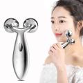 Premium Professional 3D Roller Massager Facial Massager 360 Rotate Roller Skin Caretion/Skin Tighten Lift 360 Degrees Rotation Massage Roller Silver CASHWIN ZL-206 3D face Silver Massager 3D Face Massager. 