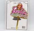 BARBIE CAKE TOPPER FOR CAKE DECORATION IN CARDBOARD MATERIAL. 