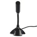 Mini Condenser USB 2.0 Microphone Flexible Desktop Stand Mic for PC Laptop. 