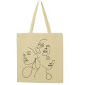 Vagile Face-Line Tote l Aesthetic Tote Bag  SUPER HEAVY WEIGHT SHOULDER TOTE SHOPPING CANVAS Bags for Girls Gift Idea. 