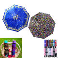 Pack of 2 - Mini Folding Umbrella For Sun & Rain - Lightweight Backpack & Purse - Ideal for Men,Women.Boys & Girls. 