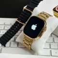 Apple Logo Gold Series Ultra Smart Watch. 